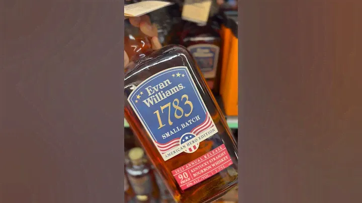 EVAN WILLIAMS 1783 SMALL BATCH AMERICAN HERO EDITION WHISKEY❗️➡️@TheWhiskeyReaper
